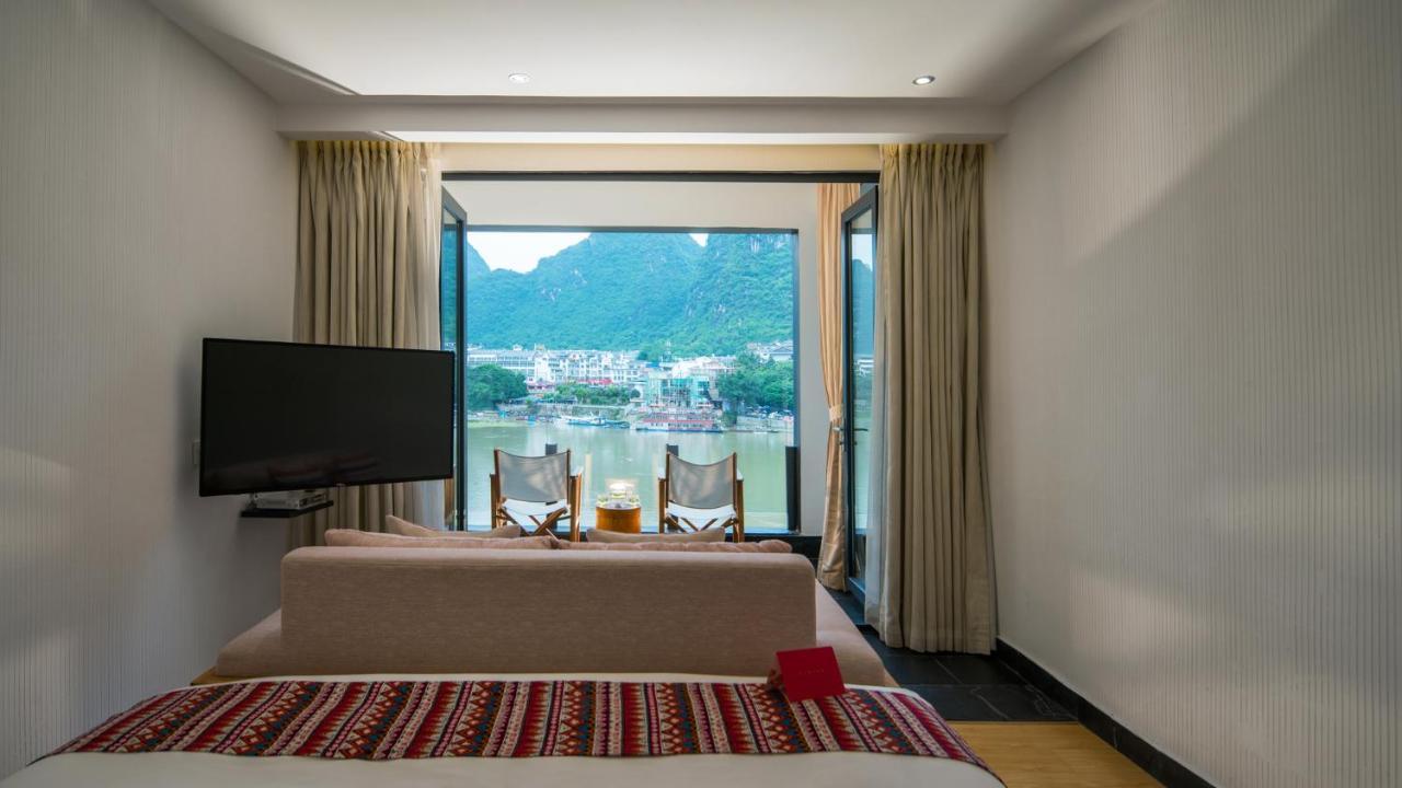 Sea Lily Yangshuo Riverside Resort Exterior foto